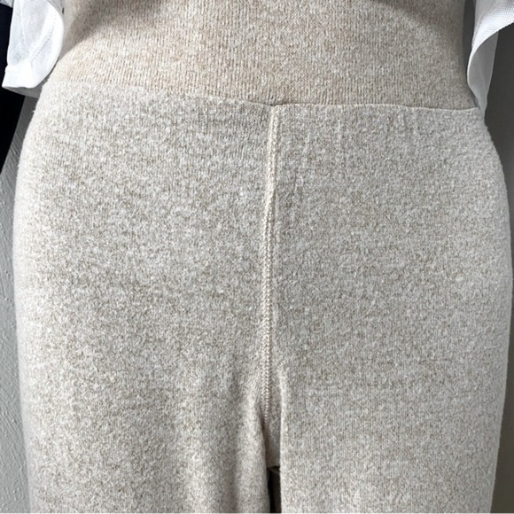 Zella Lotus Lounge Flare Leg Pants Beige Oatmeal Heather Sz XL - Picture 4 of 15